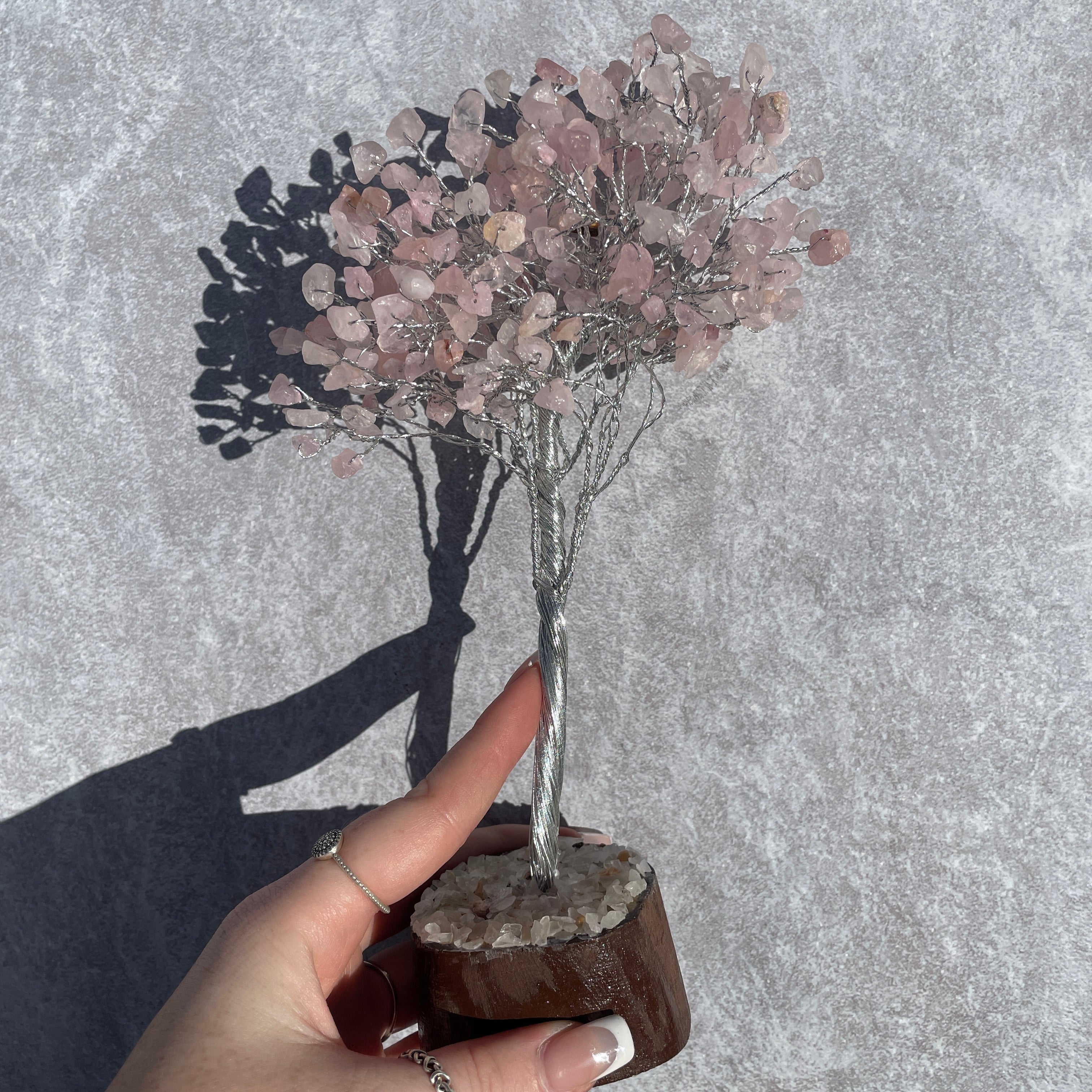 Rose Quartz Tree - Medium 016 Rose Quartz Tree - Medium 016